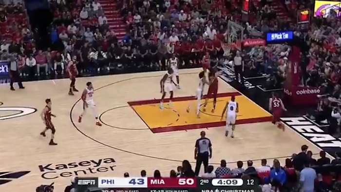 Jaime Jaquez spin and score